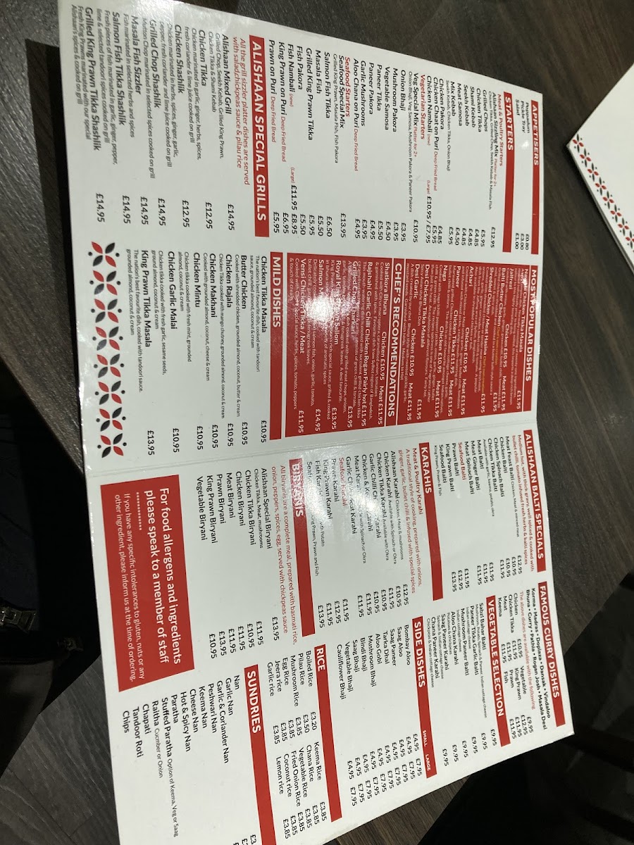 Menu Alishaan Indian Bistro-3